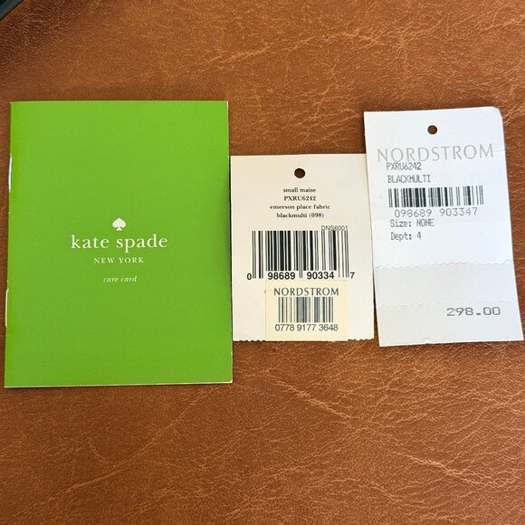 Kate Spade Small Maise Emerson Place Fabric Handbag Crossbody RARE NEW - Picture 16 of 17